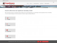 capellmann-geruestbau.de Webseite Vorschau