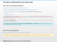 chewin.de Webseite Vorschau