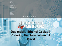 cocktail-ambulanz.de Webseite Vorschau