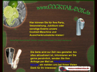 cocktail-box.de Webseite Vorschau