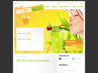 cocktail-nacht.com Webseite Vorschau