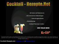 cocktail-rezepte.net Webseite Vorschau