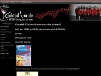 cocktail-vocale.de Webseite Vorschau