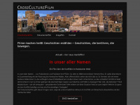crossculturefilm.de Webseite Vorschau