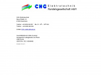 chg-elektro.de Webseite Vorschau