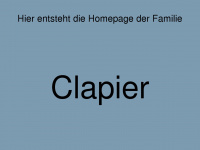 clapier.de Webseite Vorschau
