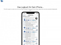 logbook-app.com Webseite Vorschau