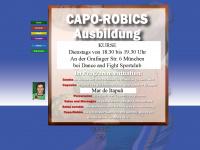 capo-robics.de Webseite Vorschau