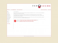 typosuche.de Webseite Vorschau