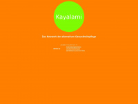 kayalami.de Webseite Vorschau