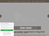 pfrondorfer-muehle.de Webseite Vorschau
