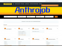 anthrojob.de Webseite Vorschau