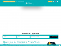 camping-giens.com Webseite Vorschau