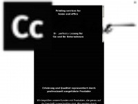 ccprint.de Webseite Vorschau