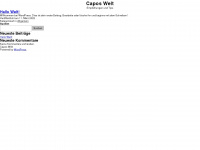 capos-welt.de Webseite Vorschau