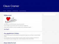 ccramer.de Webseite Vorschau