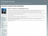 ccs-equity-partners.com Webseite Vorschau