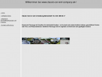 classic-car-rent-company.de Webseite Vorschau