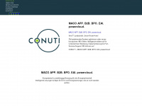 conuti.de Webseite Vorschau