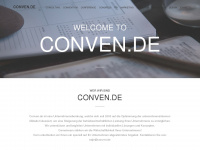conven.de Webseite Vorschau