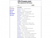 cd-covers.com Webseite Vorschau