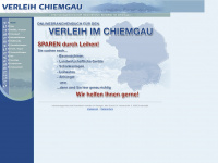 chiemgau-verleih.de Webseite Vorschau