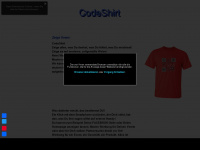 code-shirt.de Webseite Vorschau