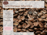 chiemgaukaffee.de Webseite Vorschau