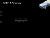 cd-power.net Webseite Vorschau