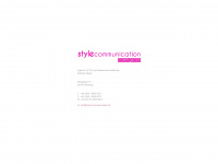 style-communication.de Webseite Vorschau