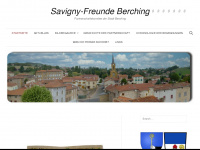 savigny-freunde-berching.de Webseite Vorschau