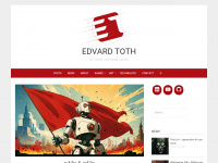 edvardtoth.com Webseite Vorschau