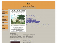 lehmanns-cafe.de Webseite Vorschau