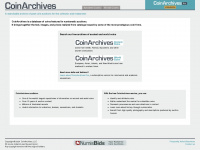 coinarchives.com Webseite Vorschau