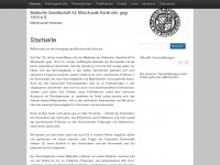 muenzfreunde-karlsruhe.de Webseite Vorschau