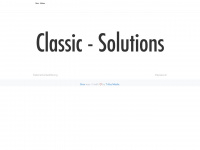 classic-solutions.de Webseite Vorschau
