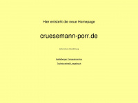 cruesemann-porr.de Webseite Vorschau