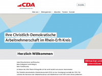 cda-rhein-erft.de Webseite Vorschau