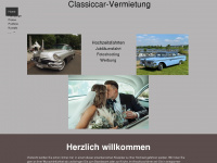 classiccar-vermietung.de Webseite Vorschau