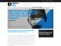 childrens-hope-home.org Webseite Vorschau