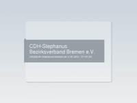 cdh-stephanus-bremen.de Webseite Vorschau