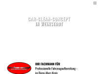 car-clean-concept.com Webseite Vorschau