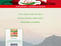 chiles.de Webseite Vorschau