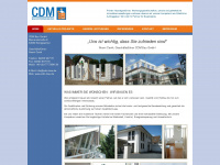 cdm-bau.de Webseite Vorschau