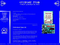crunchy-frog.de Webseite Vorschau