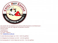 chill-out-coffee.de Webseite Vorschau