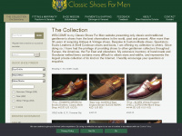classicshoesformen.com Webseite Vorschau