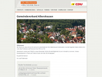 cdu-albershausen.de Webseite Vorschau