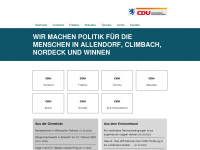 cdu-allendorf.de Webseite Vorschau