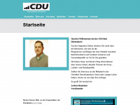 cdu-bad-ditzenbach.de Webseite Vorschau